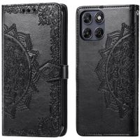 imoshion Mandala Bookcase Motorola Moto G77 - Zwart