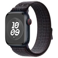 Apple Nike Sport Loop Band Apple Watch Series 1 t/m 9 / SE (38/40/41 mm) | Series 10 (42 mm) - Black/Blue