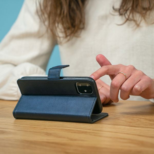 imoshion Luxe Bookcase Apple iPhone 12 Mini - Donkerblauw