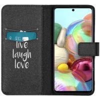 imoshion Design Softcase Bookcase Galaxy A71 - Live Laugh Love