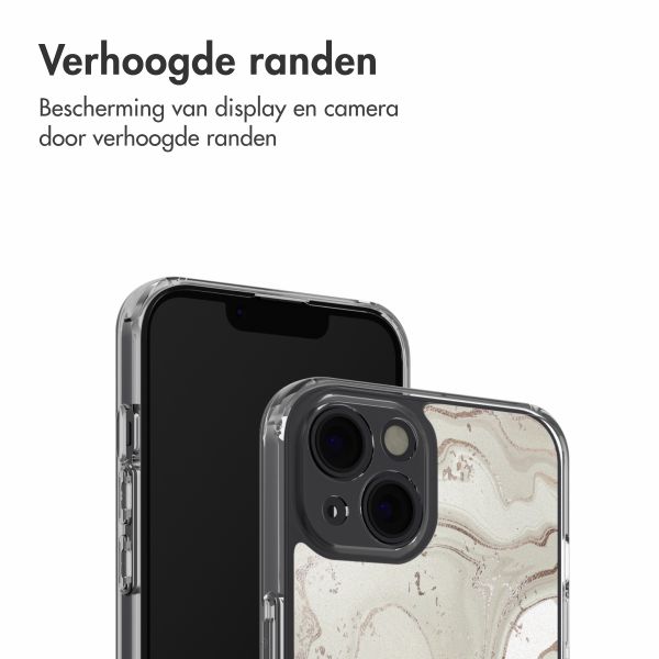 imoshion Design hoesje Apple iPhone 13 - Sandy Marble