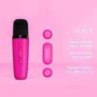 imoshion Kids Karaoke Set - Speaker en microfoon - Hot Pink