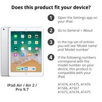 PanzerGlass Screenprotector iPad Air 1 (2013) / Air 2 (2014) / Pro 9.7 (2016)