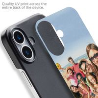 Ontwerp je eigen hardcase hoesje Apple iPhone 17 - Zwart