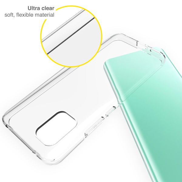 Accezz Clear Backcover Xiaomi Mi 10 Lite - Transparant