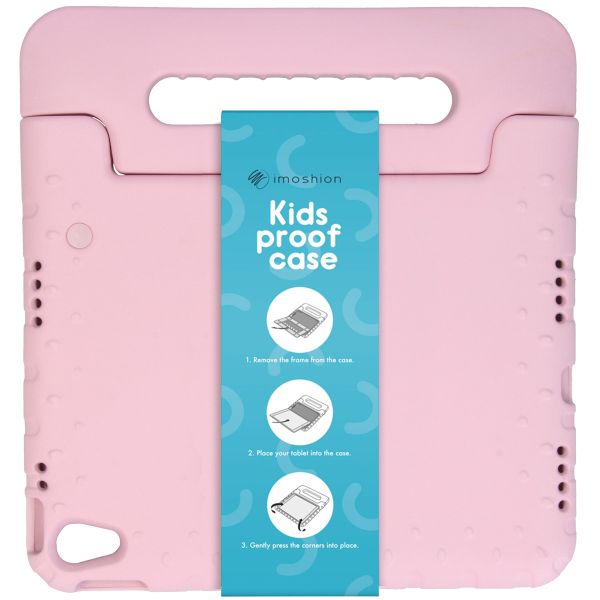 imoshion Kidsproof Backcover met handvat voor de Samsung Galaxy Tab A9 Plus - Lichtroze