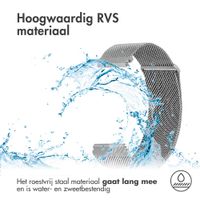 imoshion Milanees magnetisch bandje Samsung Galaxy Watch 7 40/44 mm - Zilver