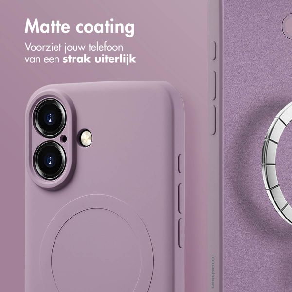 imoshion Color Backcover met MagSafe Apple iPhone 16 - Paars