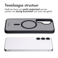 Accezz Rugged Frosted MagSafe Backcover Samsung Galaxy S25 FE - Zwart