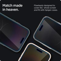Spigen GLAStR Privacy EZ Fit Screenprotector + Applicator Apple iPhone 14 Pro
