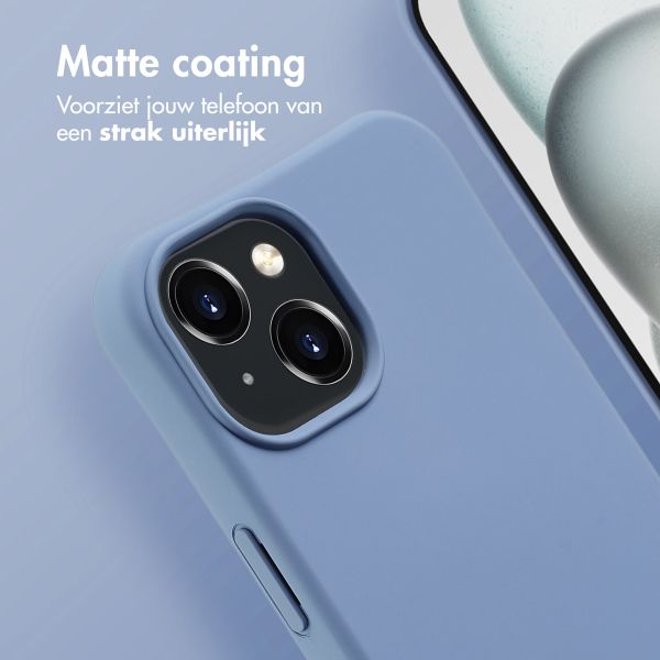 imoshion Color Backcover met afneembaar koord MagSafe Apple iPhone 15 - Ash Blue