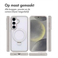 Accezz Ring Stand Backcover met MagSafe Samsung Galaxy S25 - Grijs