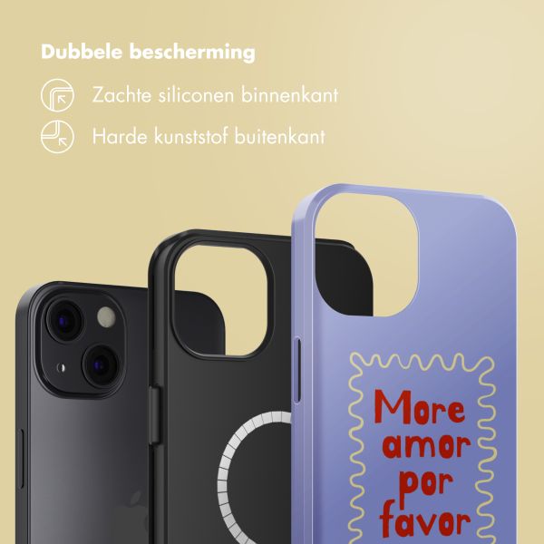Selencia Vivid Backcover met MagSafe Apple iPhone 13 - More Amor