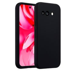 Accezz Liquid Silicone Backcover Google Pixel 9A - Zwart