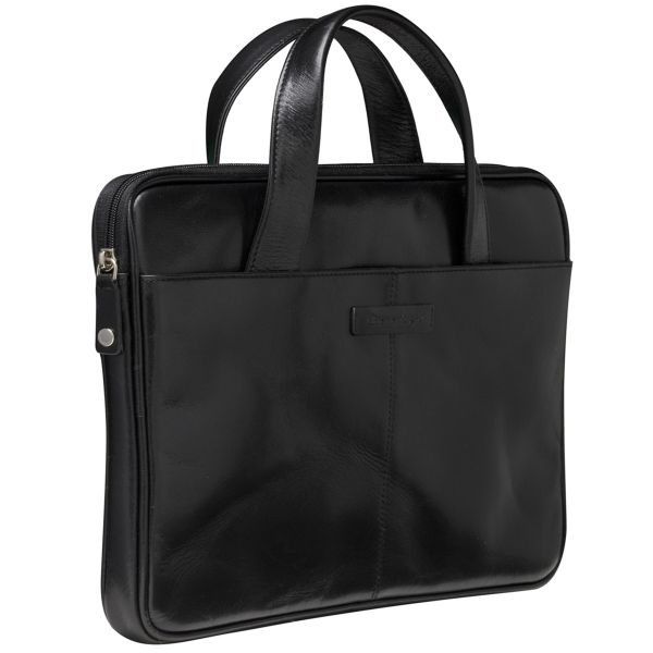 dbramante1928 Silkeborg Laptoptas 14 inch - Echt leer - Hunter Dark