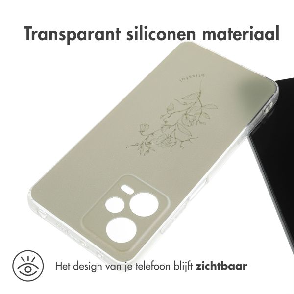 imoshion Design hoesje Xiaomi Redmi Note 12 Pro (5G) - Floral Green