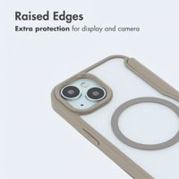 imoshion Transparent Bookcase with MagSafe Apple iPhone 15 - Beige
