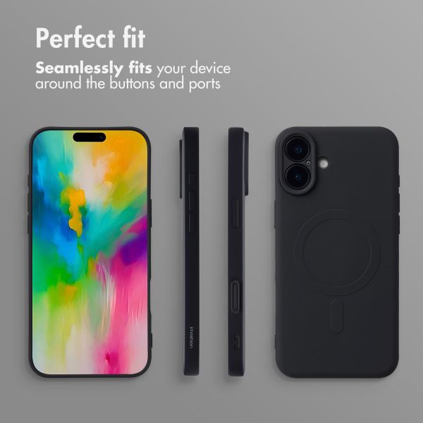 imoshion Colour Back Cover with MagSafe Apple iPhone 16 Plus - Black