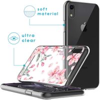 imoshion Design hoesje iPhone Xr - Bloem - Roze