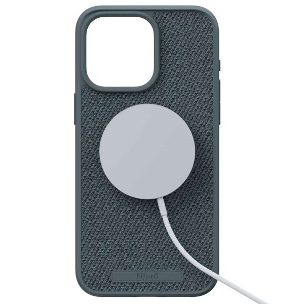 Njorð Collections Fabric MagSafe Case iPhone 15 Pro Max - Dark Grey