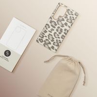 Selencia Sabi Backcover Panterprint met MagSafe Samsung Galaxy S24 Ultra - Soft Ivory