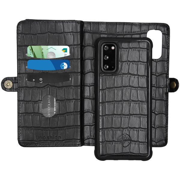 imoshion 2-in-1 Wallet Bookcase Samsung Galaxy S20 - Black Crocodile