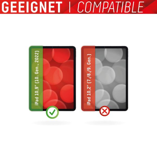 Displex Glass Screenprotector Apple iPad 11 (2025) 11 inch A16 / iPad 10 (2022) 10.9 inch