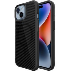 imoshion Rugged Hybrid Carbon Case met MagSafe Apple iPhone 15 - Zwart
