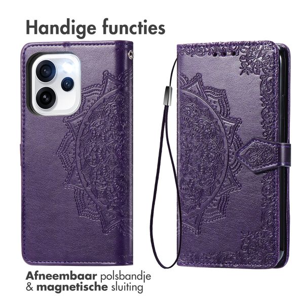 imoshion Mandala Bookcase Oppo Reno15 Pro (5G) - Paars