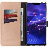 Selencia Echt Lederen Bookcase Huawei Mate 20 Lite