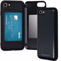 imoshion Backcover met pashouder Apple iPhone SE (2022 / 2020) / 8 / 7 - Zwart