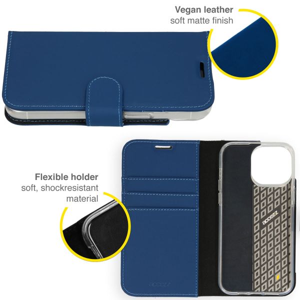 Accezz Wallet Softcase Bookcase Apple iPhone 14 Pro - Donkerblauw