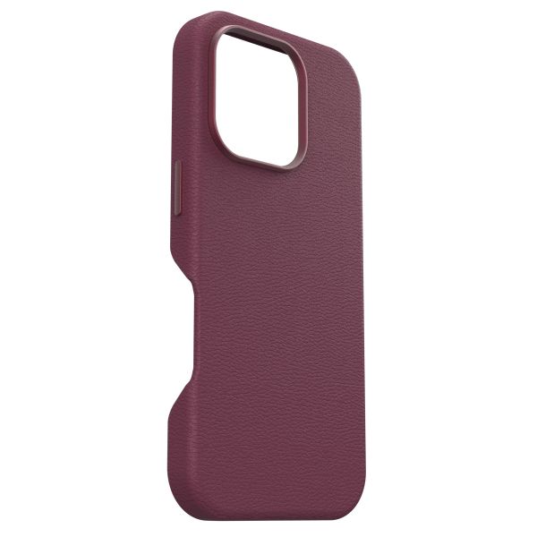 OtterBox Symmetry Cactus leren Backcover iPhone 16 pro - Maroon Bells