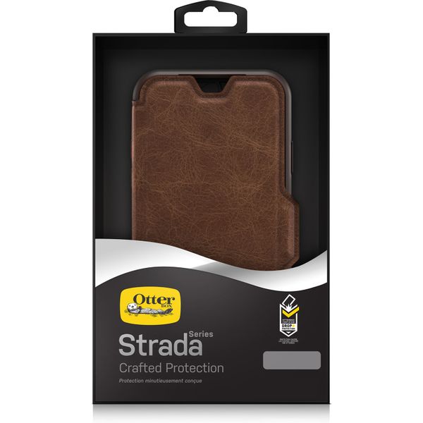 OtterBox Strada Bookcase iPhone 11 - Bruin