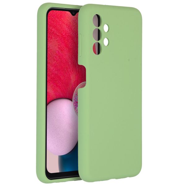 Accezz Liquid Silicone Backcover Samsung Galaxy A13 (4G) - Groen