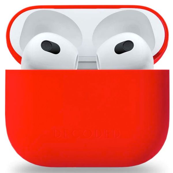 Decoded Siliconen Aircase AirPods 3 (2021) - Rood