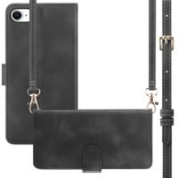 imoshion Bookcase with Strap Apple iPhone SE (2022 / 2020) / 8 / 7 - Black