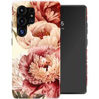 Selencia Vivid Backcover met MagSafe Samsung Galaxy S26 - Vintage Peony