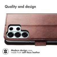 imoshion Luxury Bookcase Samsung Galaxy S26 Ultra - Dark Brown