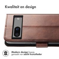 imoshion Luxe Bookcase Google Pixel 7a - Donkerbruin