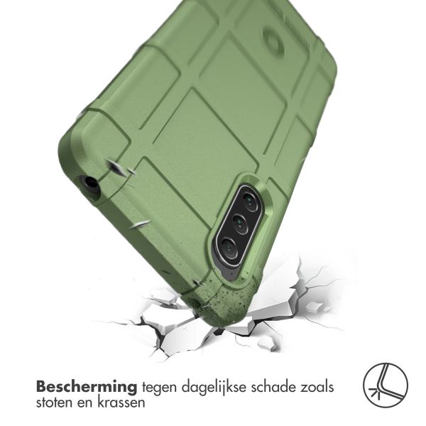 imoshion Rugged Shield Backcover Sony Xperia 10 V - Donkergroen