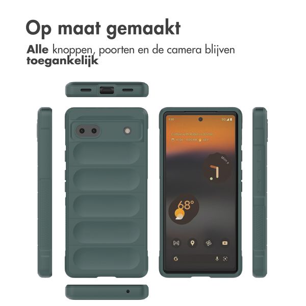 imoshion EasyGrip Backcover Google Pixel 6a - Donkergroen