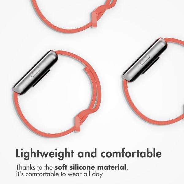 imoshion Silicone⁺ Strap Apple Watch | 44/45/46/49 mm - Size M/L - Coral