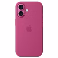 Apple Silicone Backcover MagSafe Apple iPhone 16 - Fuchsia