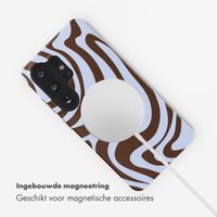 Selencia Vivid Backcover met MagSafe Samsung Galaxy S26 Ultra - Dream Swirl Chocolate