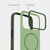 imoshion Colour Back Cover with Thin MagSafe Ring Apple iPhone 17 Pro Max - Dark Green