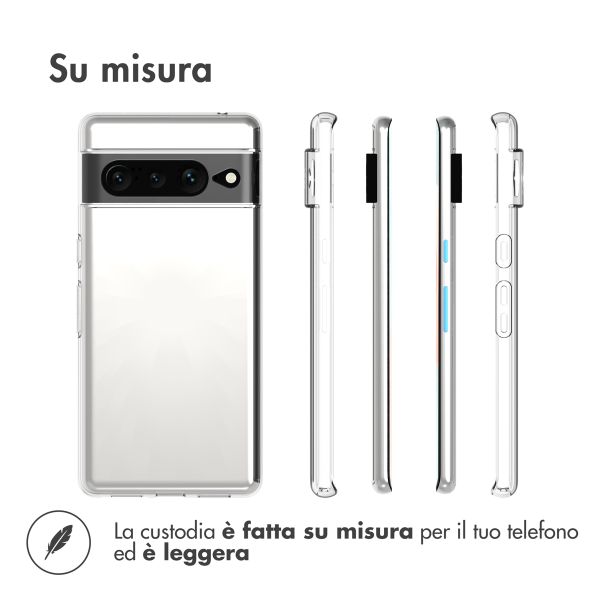 Accezz Clear Backcover Google Pixel 7 Pro - Transparant