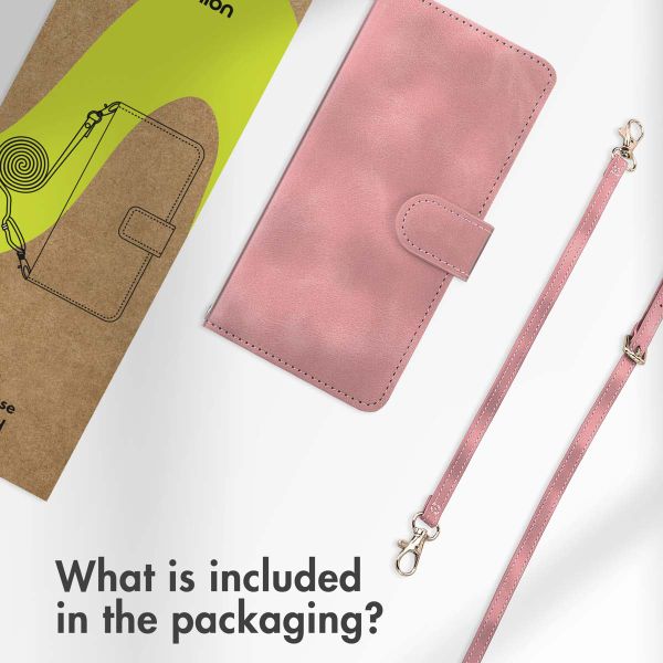 imoshion Bookcase with Strap Samsung Galaxy S26 - Pink