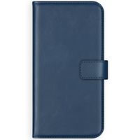 Selencia Echt Lederen Bookcase iPhone 12 Pro Max - Blauw