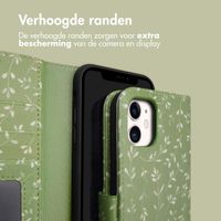 imoshion Design Bookcase iPhone 11 - Green Flowers